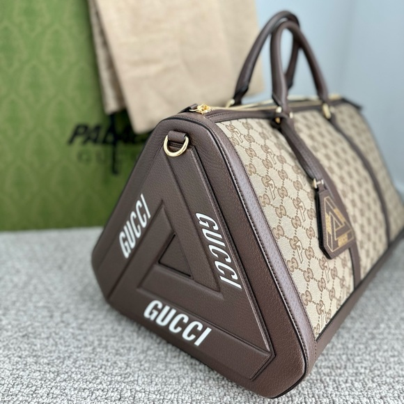 GUCCI X PALACE Triferg Canvas GG-P Duffle Bag - Picture 6 of 17